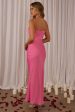 In A Daze Gathered Bust Maxi Dress Hot Pink For Sale