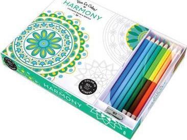 Harmony Coloring Book & Pencils (Vive Le Color!) Supply