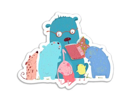 Animal Tales 3  vinyl Sticker on Sale