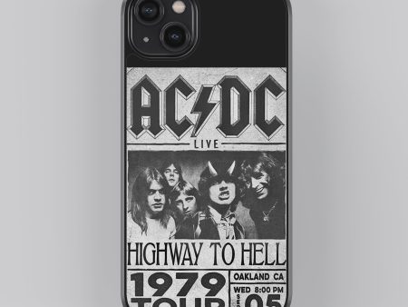 AC DC Spotify Glass Phone Case Cover on Sale