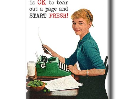 Sometimes its okay to tear..  FRIDGE MAGNET Sale