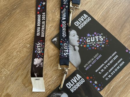 Olivia Rodrigo Tour Laminate Lanyard Online