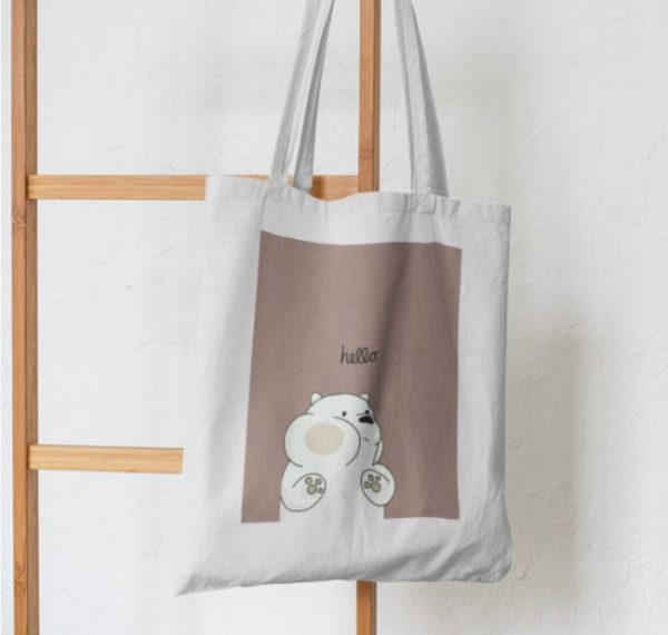 Bear Greetings Tote Bag Online now