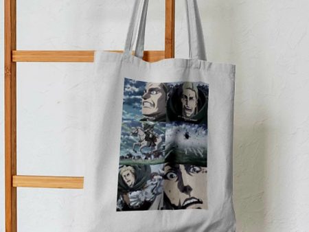 AOT Erwin Anime Strip Tote Bag Cheap