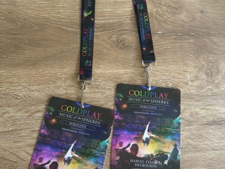 Coldplay Lanyard and Tour Laminate Fashion