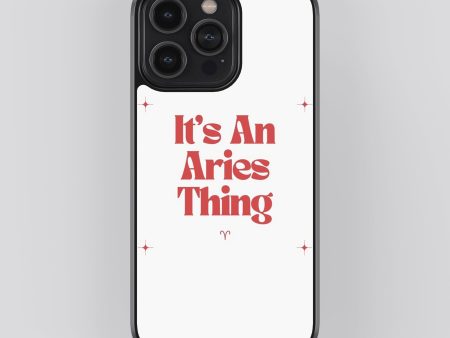 Aries Zodiac Sign Glass Phone Case Cover Online