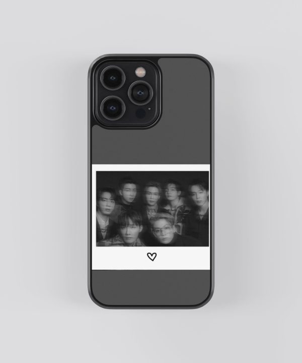 BTS Polaroid Glass Phone Case Cover For Discount