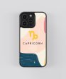 Capricorn Zodiac Sign Glass Phone Case Cover on Sale