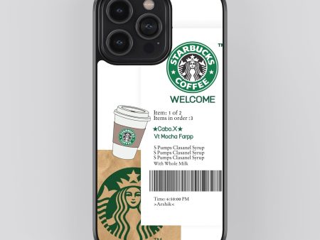 Aesthetic Starbucks Glass Phone Case Online now