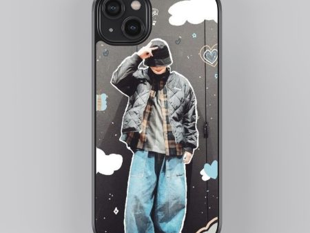 BTS Jungkook K-Pop Glass Phone Case Cover Hot on Sale