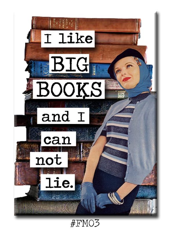 Big Books. Book themed FRIDGE MAGNET For Cheap