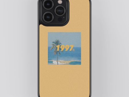 1997 Beach Polaroid Glass Phone Case Cover For Discount