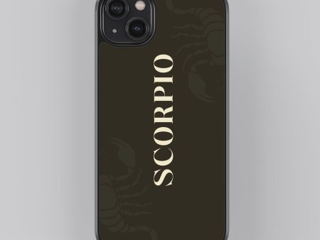 Scorpio Zodiac Sign Glass Phone Case Cover Hot on Sale