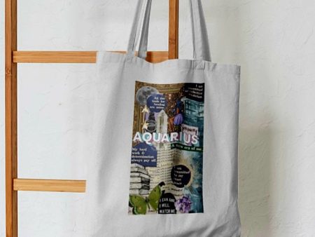 Aquarius Zodiac Tote Bag Online Sale