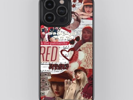 Taylor Swift Red Aesthetic Pop Culture Glass Phone Case Sale