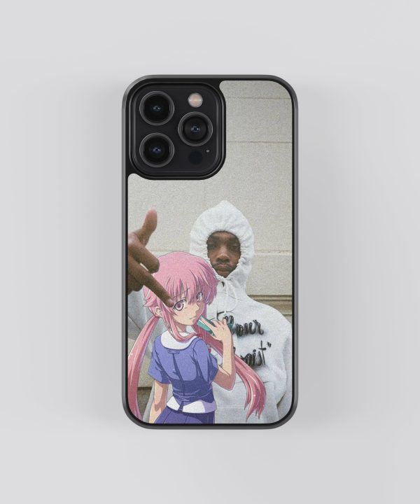 Yuno Gasai Anime Glass Phone Case Cover Cheap