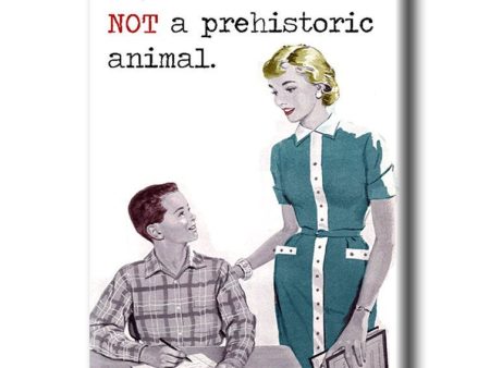 No, a thesaurus is NOT a prehistoric animal!  FRIDGE MAGNET Sale