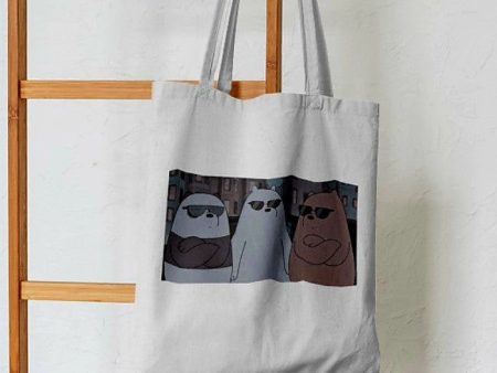 Bear Trio Anime Tote Bag Hot on Sale