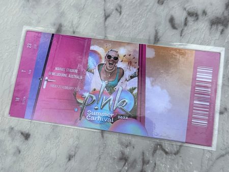 P!NK custom ticket souvenir Fashion