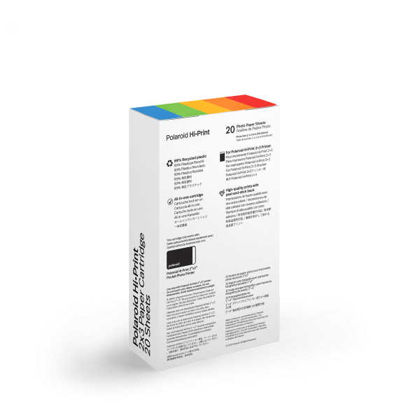 Polaroid Hi·Print 2x3 Paper Cartridge Generation 2 - 20 Sheets For Sale