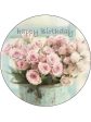 Birthday Rose Cupcake and Cake Toppers For Discount