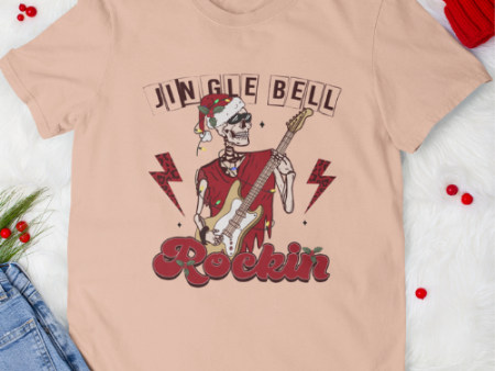 Jingle Bell Rockin, Skeleton Christmas T-Shirt Online Sale