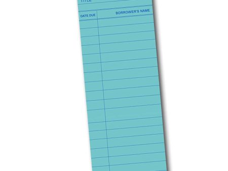 Blue Library Book Card design Eco Friendly Wood Bookmark For Cheap