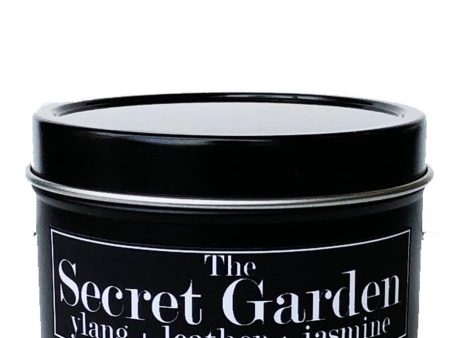 The Secret Garden 4oz Literary Tin Soy Candle Ylang Flowers + Jasmine Blend For Discount