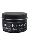 Indie Bookstore 4oz Tin Soy Candle Coco Butter + Cashmere + Honey Online Sale