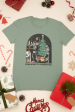 Rockin Around The Christmas Tree T-Shirt, Funny Skeleton Festive Holiday Season Tee Discount