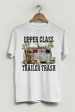 Upper Class Trailer Trash Funny RV T-Shirt Fashion