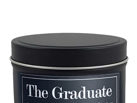 The Graduate 4oz Tin Soy Candle - Orange + Lemon + White Tea + Ginger Fashion