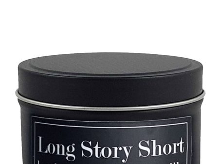 Long Story Short 4oz Tin Soy Candle - Bourbon + Mandarin + Vanilla Fashion