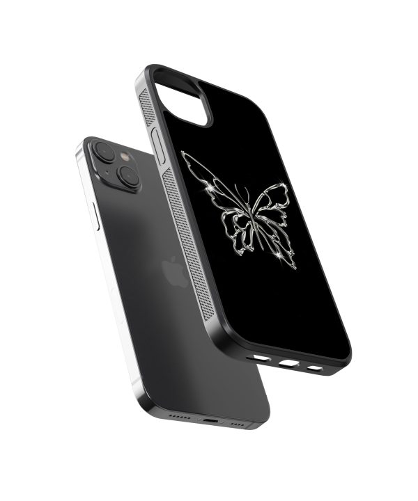 Y2K Aesthetic Butterfly Glass Phone Case Cover Discount