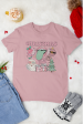 Retro Christmas Holiday Vibes T-Shirt, Pink Feminine Style Holiday Tee Online Sale