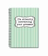 I m silently correcting your grammar 80 page  Note Book For Cheap