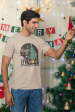 Rockin Around The Christmas Tree T-Shirt, Funny Skeleton Festive Holiday Season Tee Discount