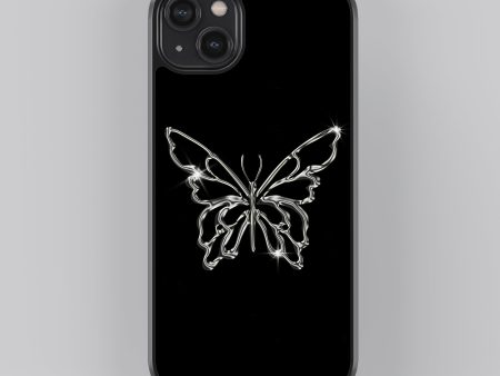 Y2K Aesthetic Butterfly Glass Phone Case Cover Discount