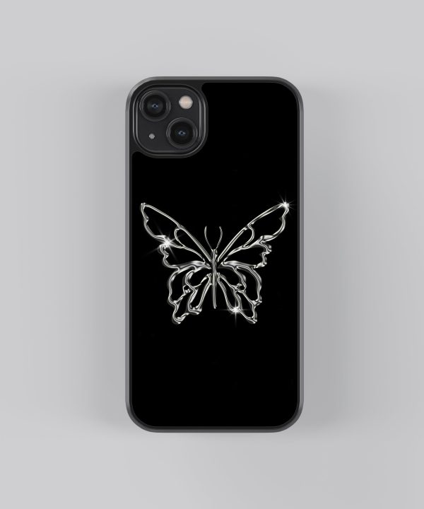 Y2K Aesthetic Butterfly Glass Phone Case Cover Discount