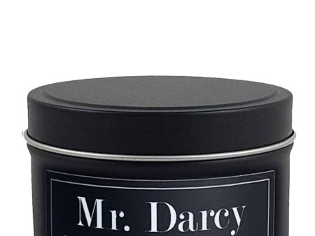 Mr.  Darcy - 4oz Soy Candle  Cinnamon + Clove + Nutmeg -Book Lover Candle - Pride and Prejudice - Jane Austen on Sale