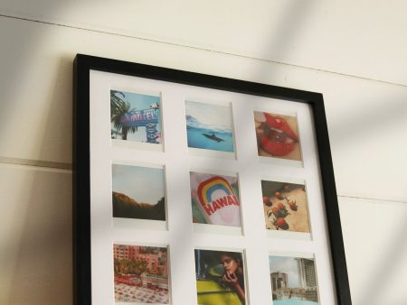 12  x 12    9 Window Instax Square Photo Mat | Instax Frames Supply