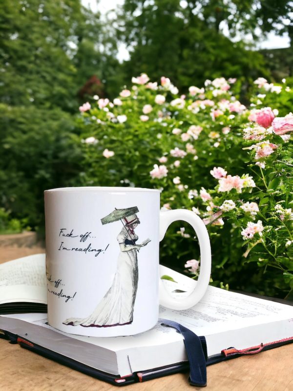 Fuck Off I m Reading 11 ounce Ceramic Mug for Jane Austen Fans Sale