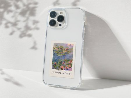 Claude Monet Lilies Aesthetic Silicone Clear Case Fashion