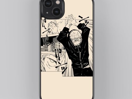 Yuji Itadori Anime Glass Phone Case on Sale