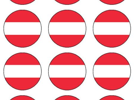 Austria - Edible Flag Cake & Cupcake Toppers For Cheap