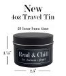 Read & Chill 4oz Tin Soy Candle - Fir + Balsam + Ginger on Sale