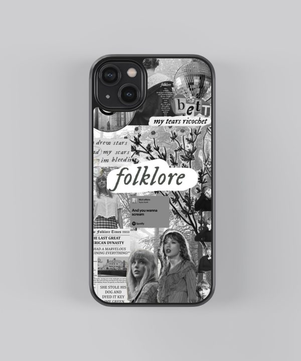 Taylor Swift Folklore Spotify Glass Phone Case Cover Online now