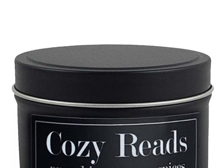 Cozy Reads 4oz Tin Soy Candle Pumpkin + Pear + Spices Discount