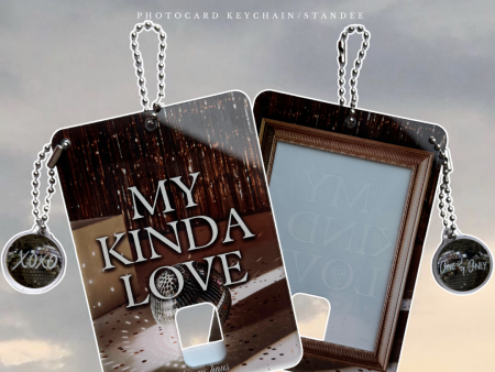 “My Kinda Love” Acrylic Photocard Holder with Disco Ball Charm on Sale