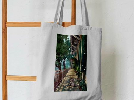 Anime Street View Tote Bag For Sale